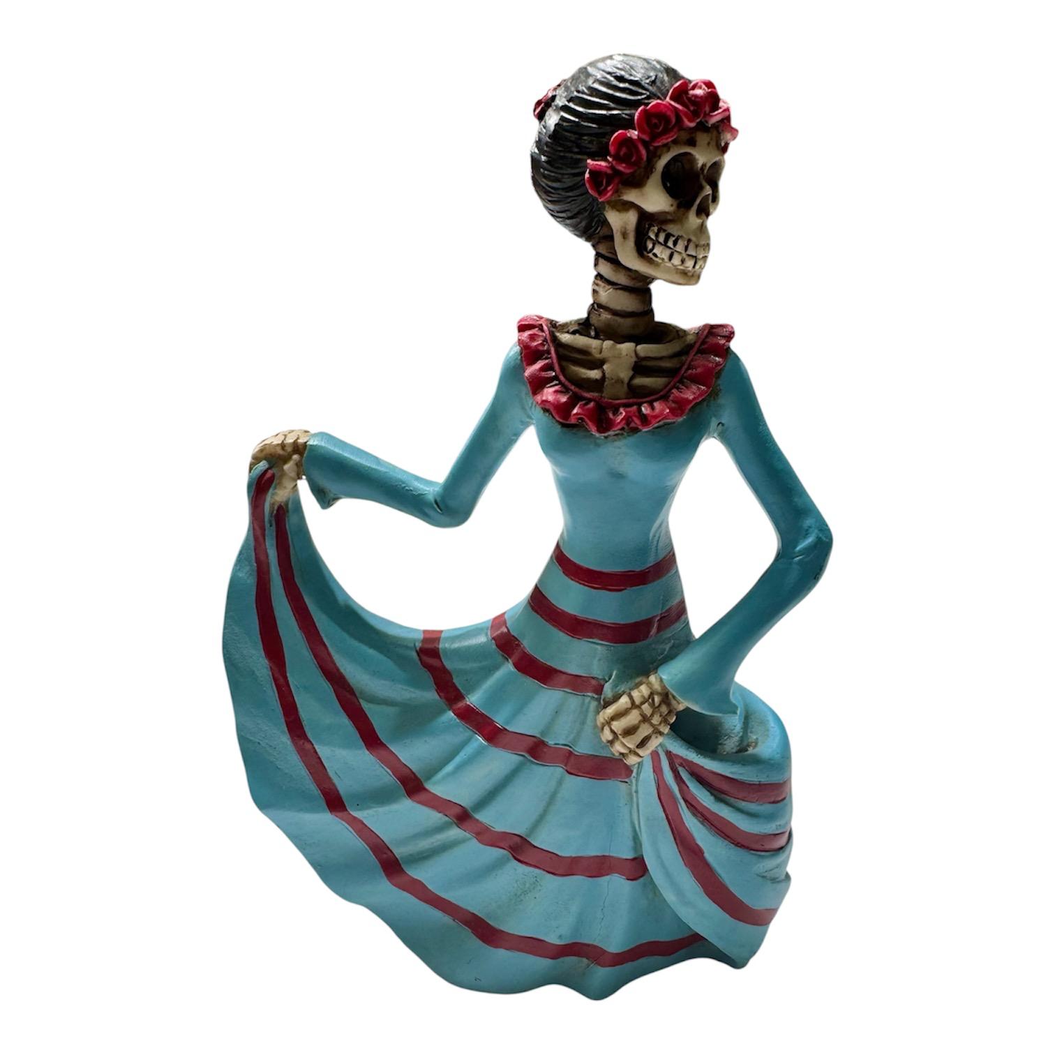 Catrina Rose Bouquet Statue