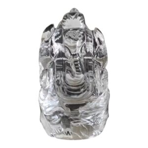 Clear Quartz Lord Ganesh 2"
