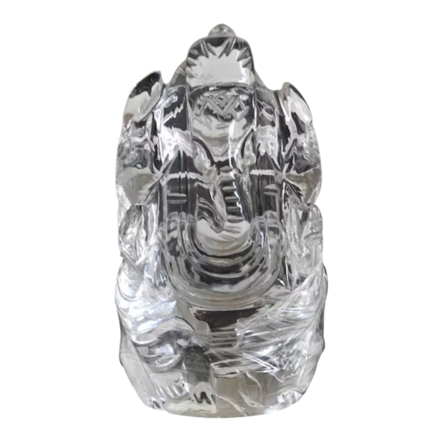Clear Quartz Lord Ganesh 2"
