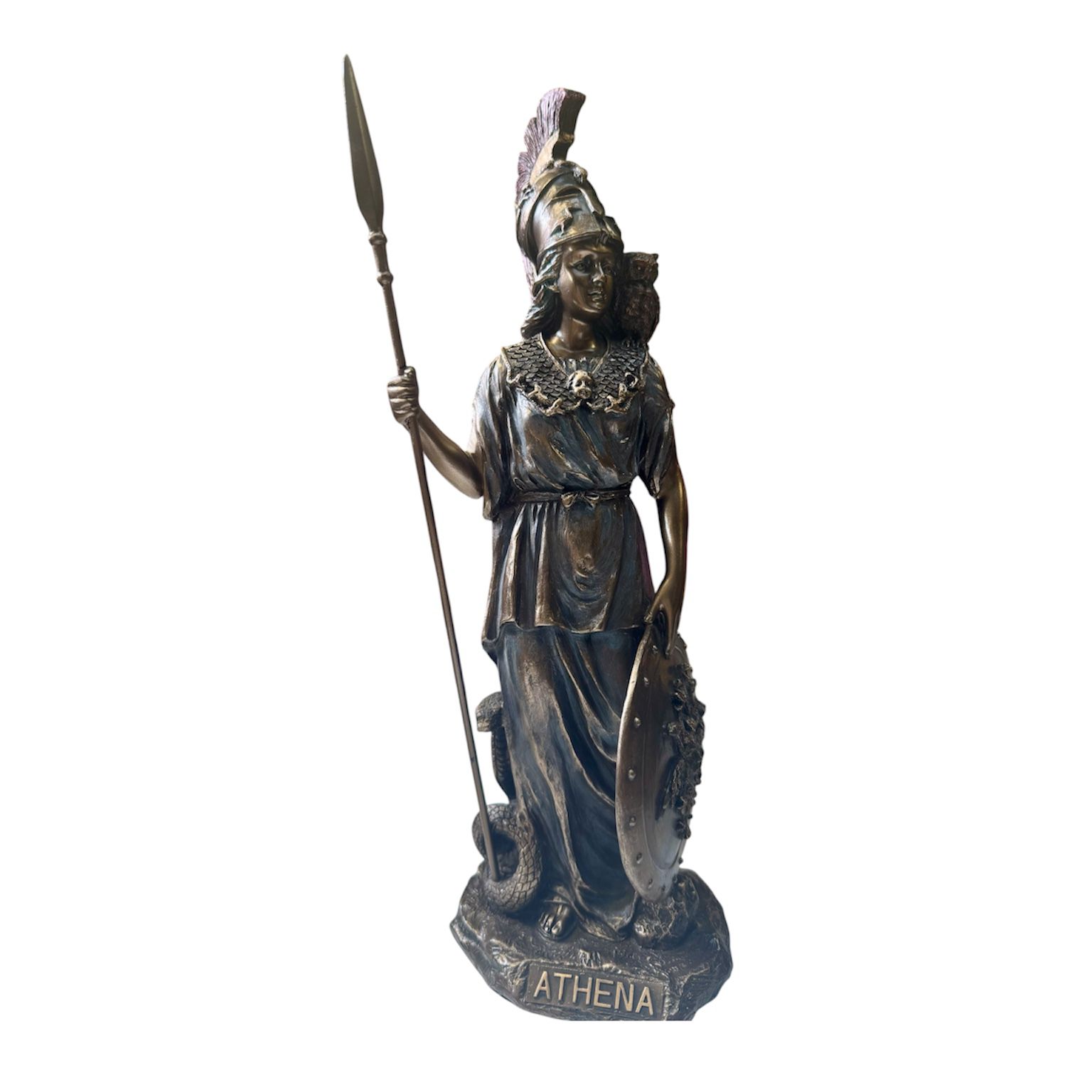 Athena Greek Goddess Statue – Wisdom and Warfare Figure