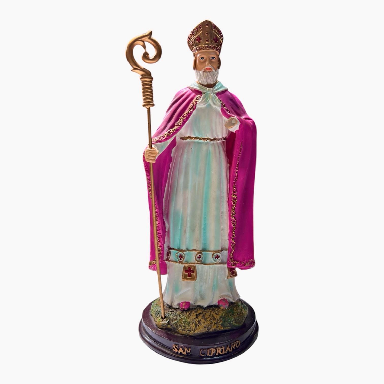 San Cipriano Statue – Patron of Protection and Spiritual Wisdom