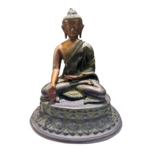 Large Shakyamuni Buddha Statue on Lotus Base – Meditation, Wisdom & Spiritual Harmony