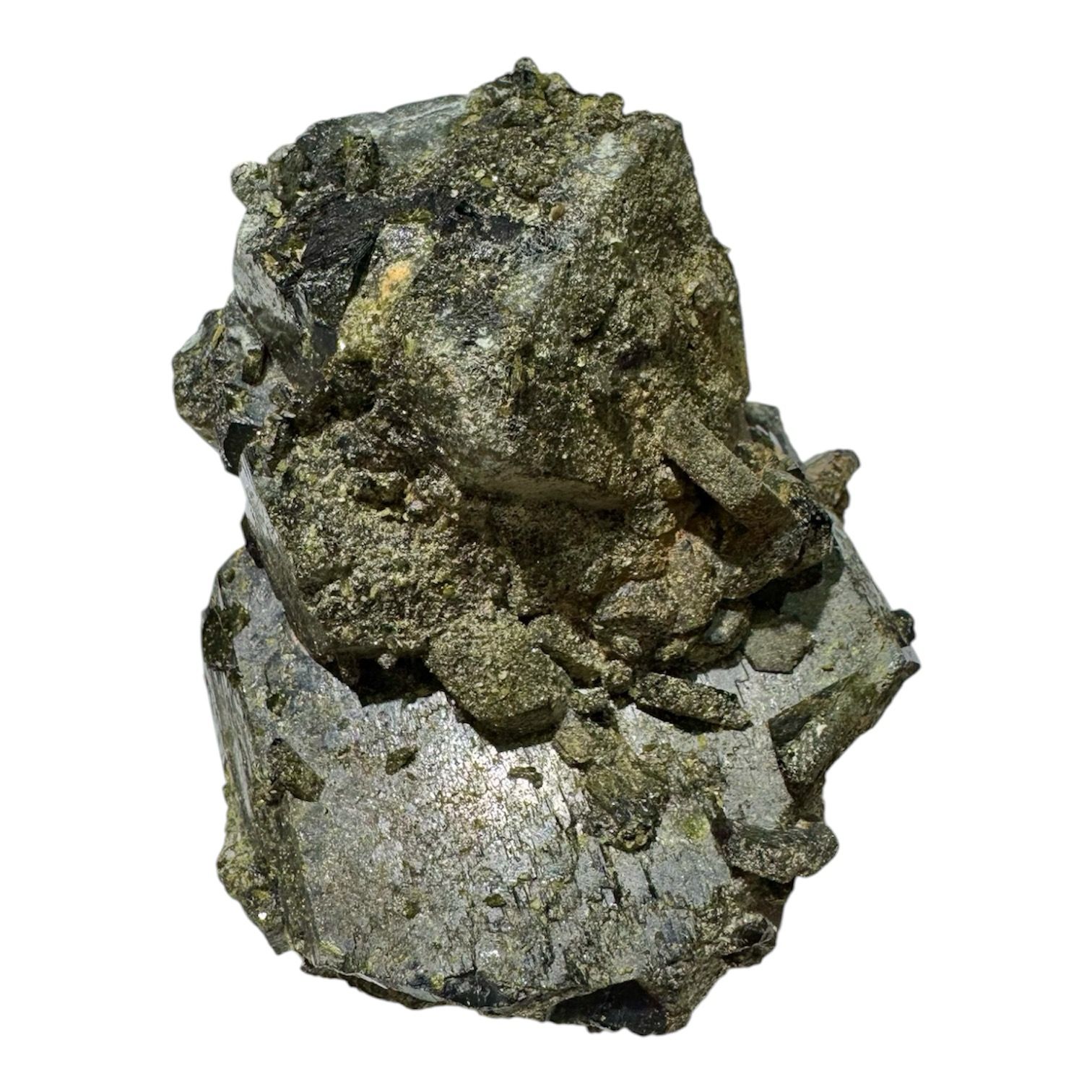 Natural Epidote Crystal Cluster on Matrix from Mali – Collector Grade Specimen - Image 2