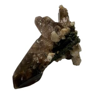 Smoky Quartz with Aegirine &amp; Albite Cluster – Premium Collector Specimen